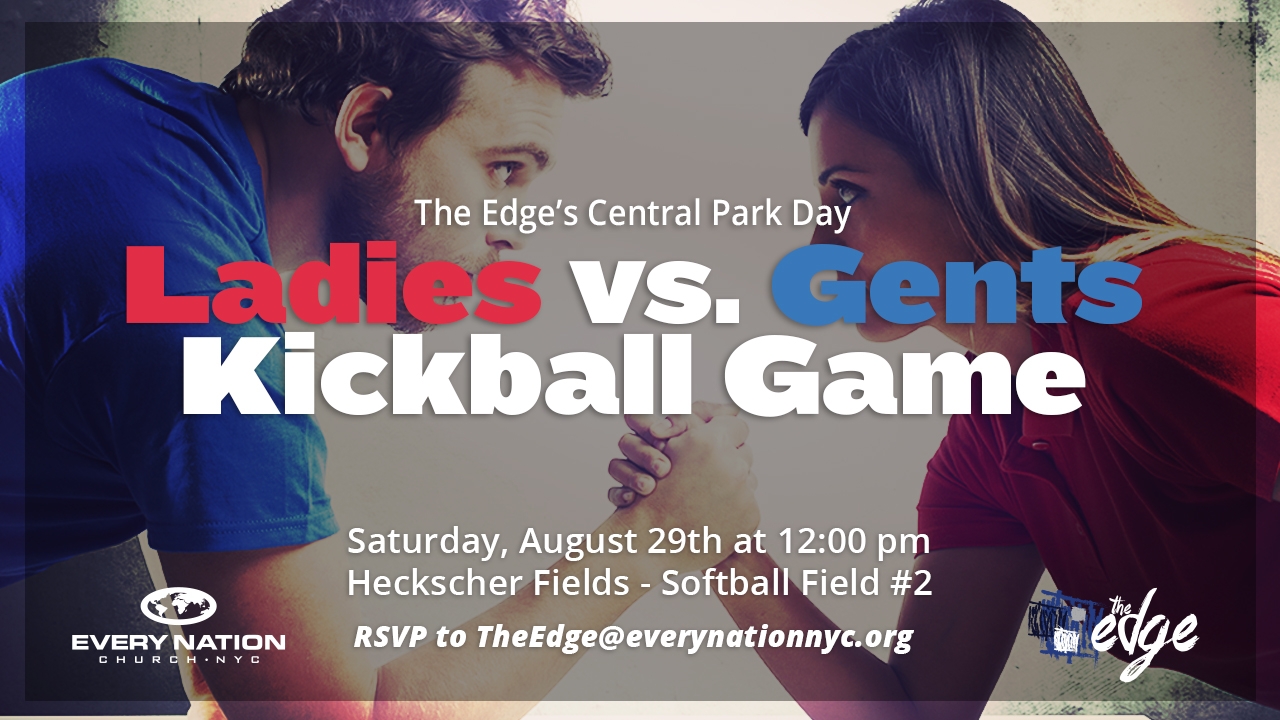 The Edge’s Central Park Day – Ladies Vs. Gents Kickball Game