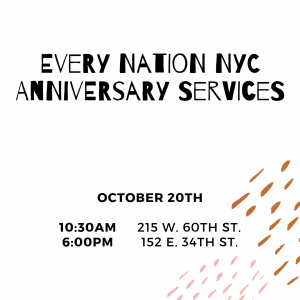 Every Nation New York City Church Anniversary Services